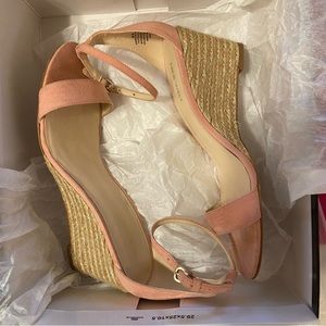 Nine West Pink Wedge Heels